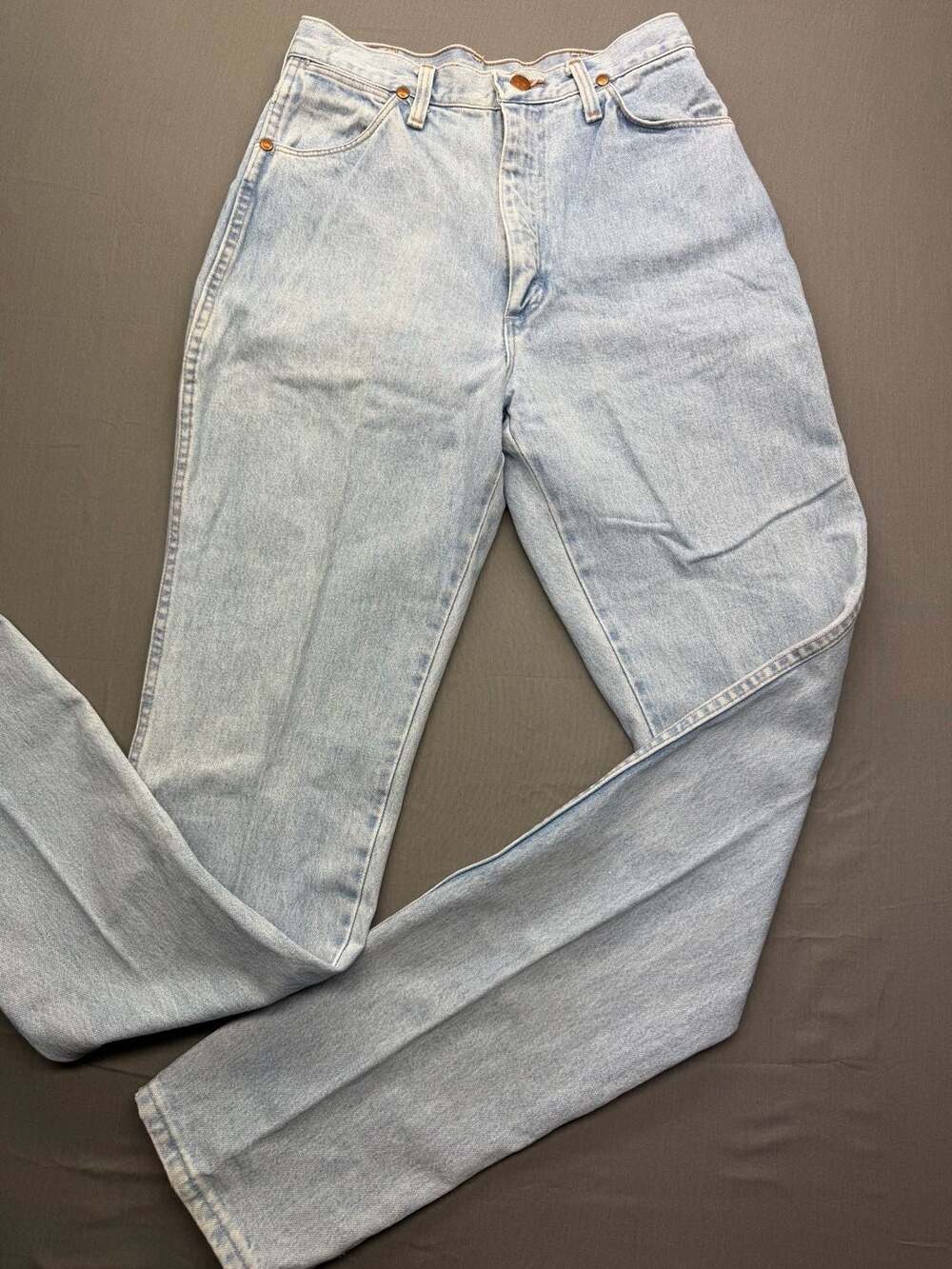 Vintage late 80’s early 90’s Wrangler 12MWZGB High Waisted Straight Leg Jeans